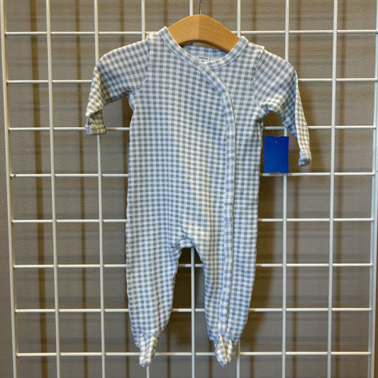 Nordstrom Gingham Snap Sleeper - 3m