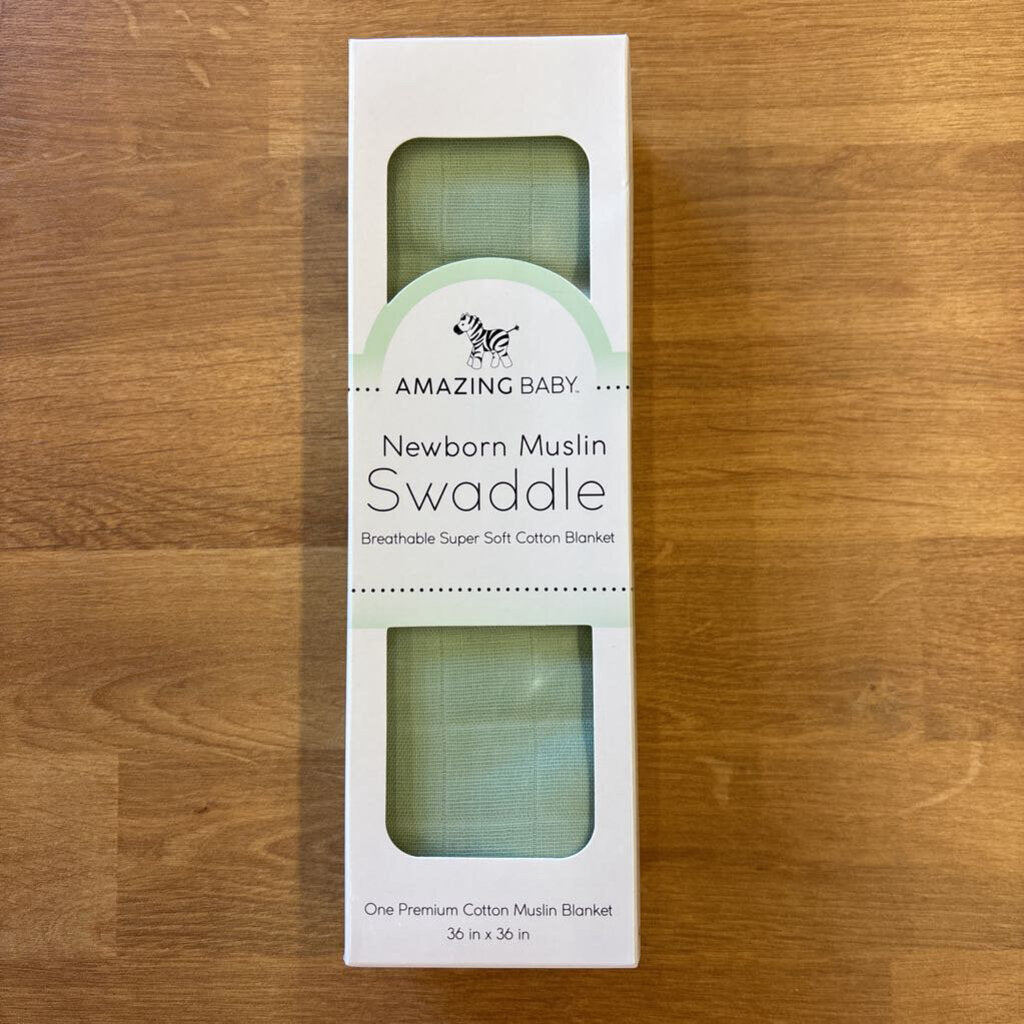 NEW Amazing Baby Muslin Swaddle