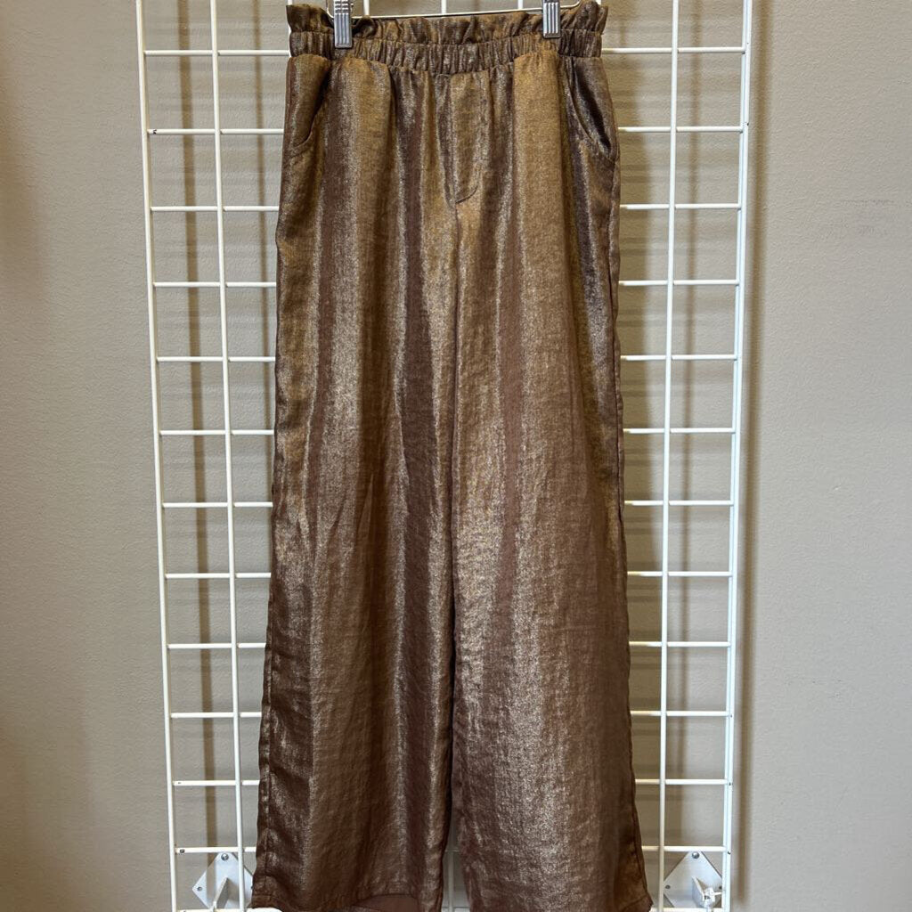Cat & Jack Shimmer Wide Leg Pants - 10/12