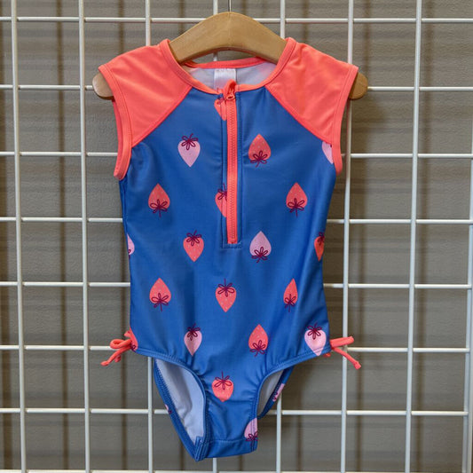 Cat & Jack Strawberry One Pc Swim - 4T