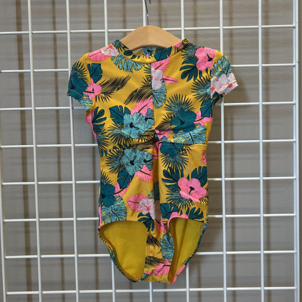 Art Class Floral One Pc Swim - 4/5