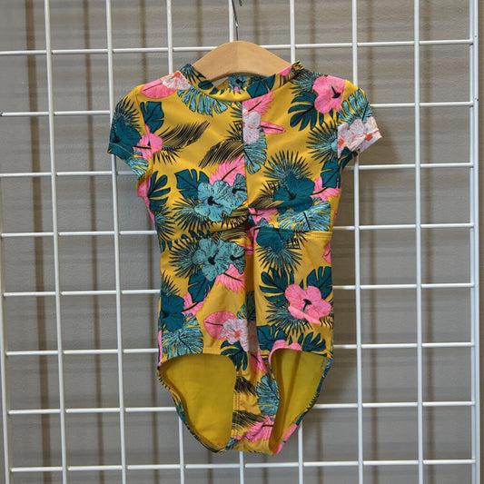 Art Class Floral One Pc Swim - 4/5