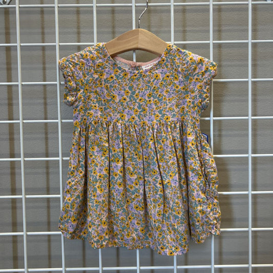 Cat & Jack Floral SS Top - 12m