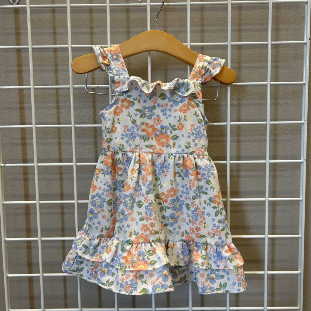 Little Lass Floral Dress Set - 12m