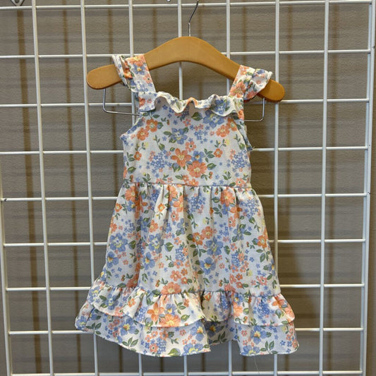 Little Lass Floral Dress Set - 12m