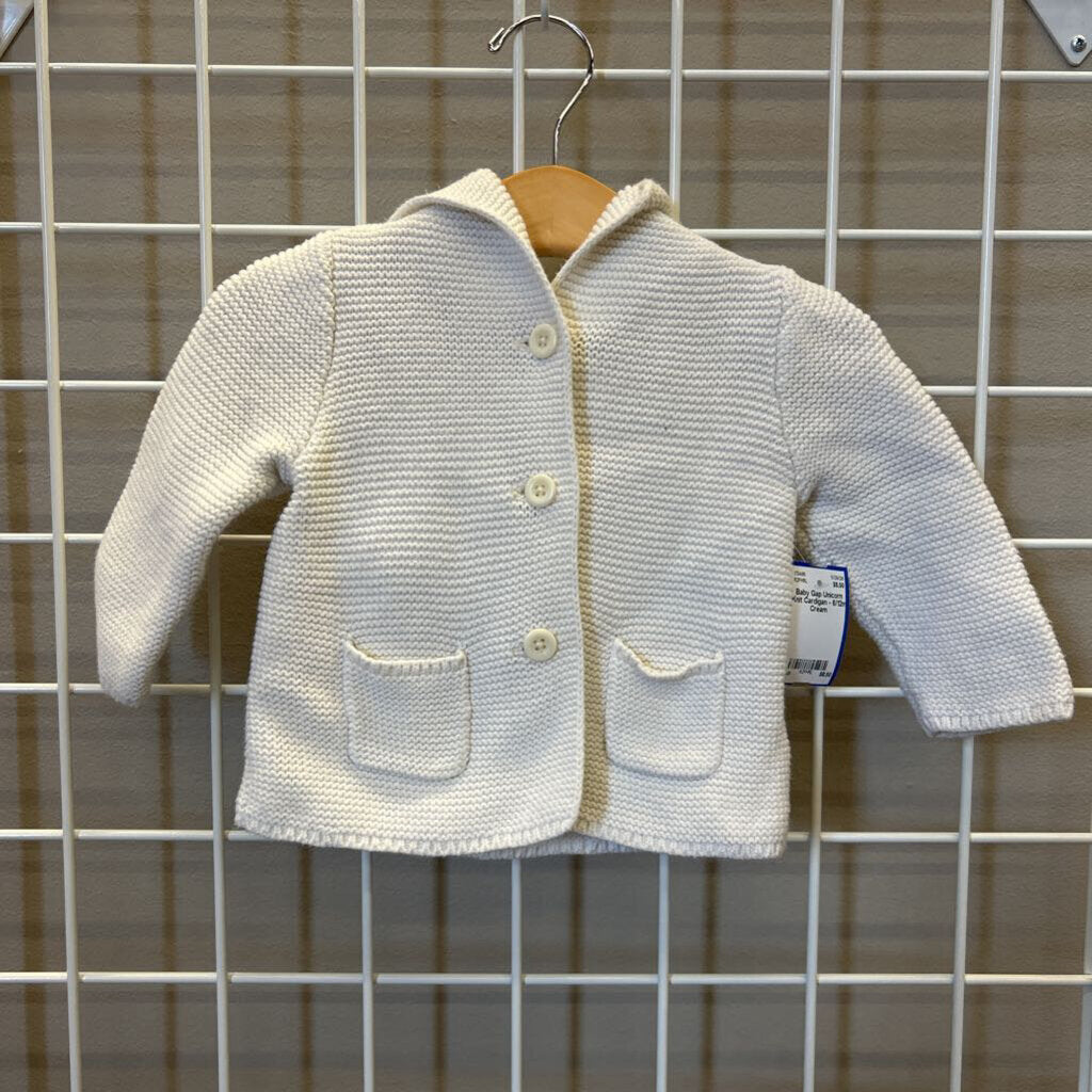 Baby Gap Unicorn Knit Cardigan - 6/12m