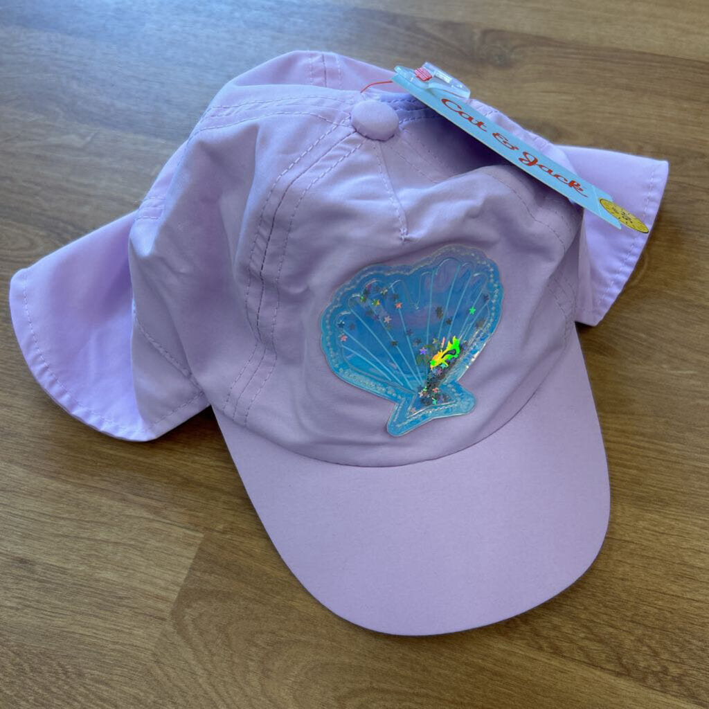 NEW Cat & Jack Seashell Sun Hat - 2/5T