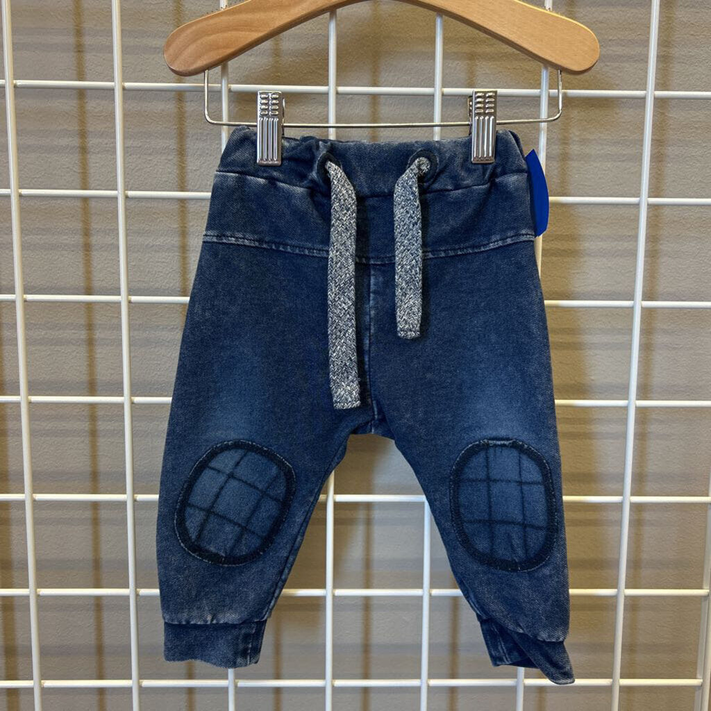 Miny Mo Patch Denim Joggers - 6m