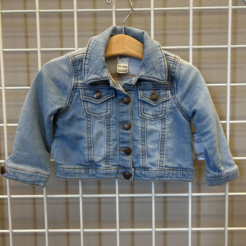 Osh Kosh Stretch Denim Jacket - 12/18m