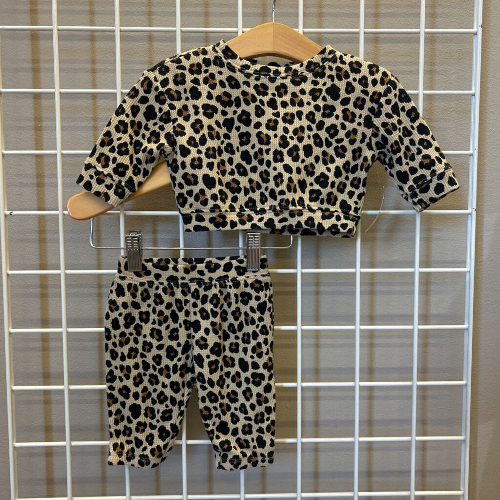 Cat & Jack Leopard Two Pc Set - NB
