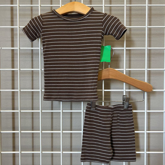 Avauma Stripe Pj Set - 6/12m