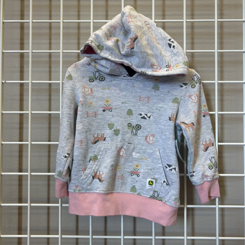 John Deere Farm Hoodie - 2T
