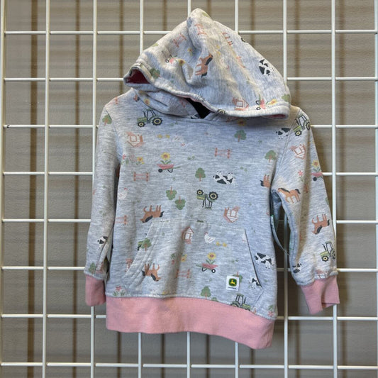 John Deere Farm Hoodie - 2T