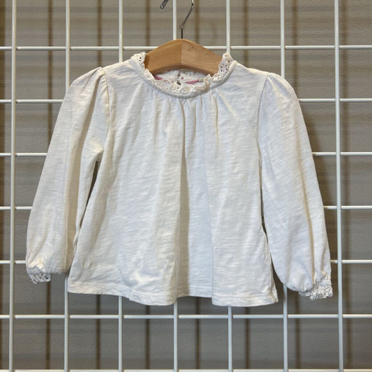 Mini Boden Eyelet LS Tee - 2/3