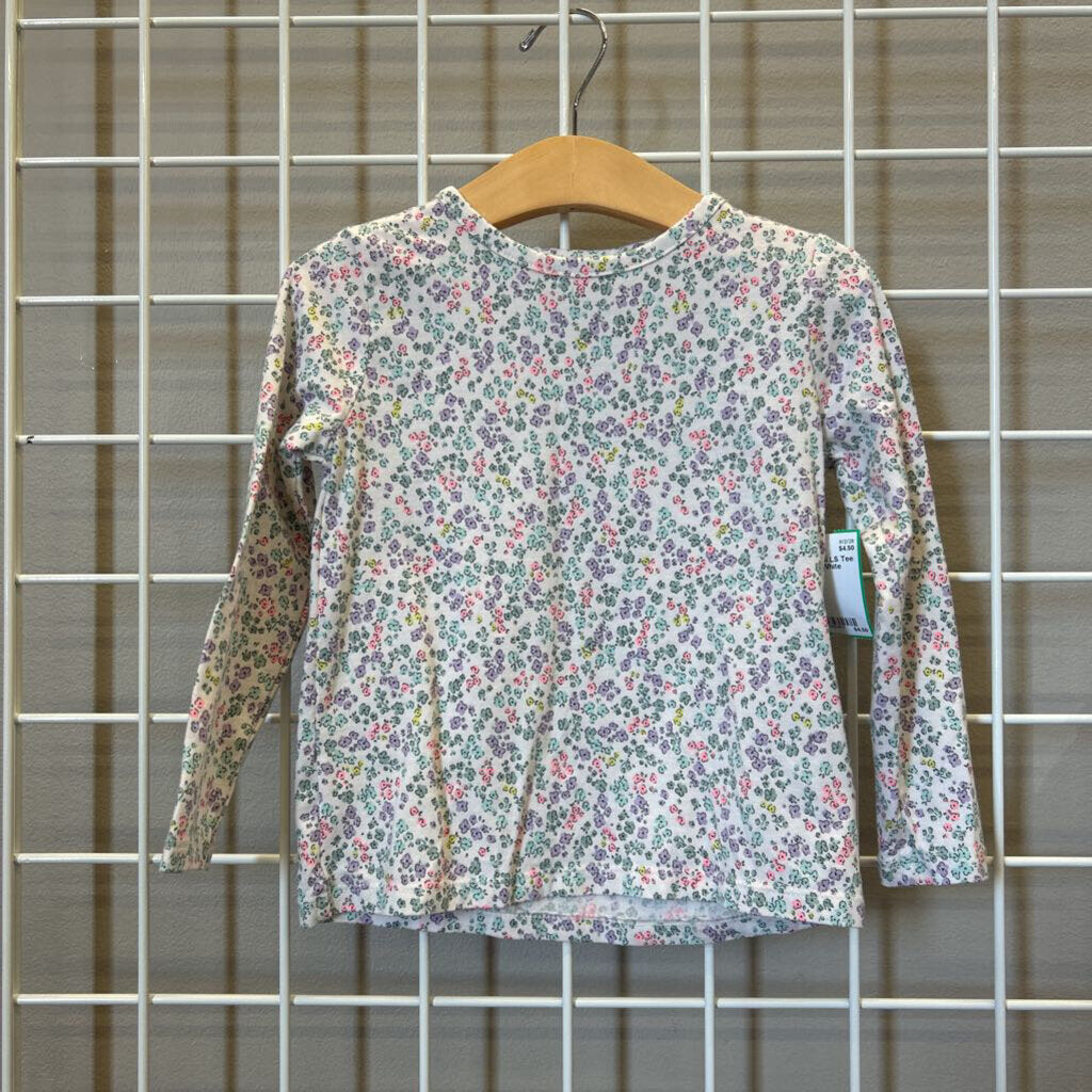 H&M Floral LS Tee - 3/4