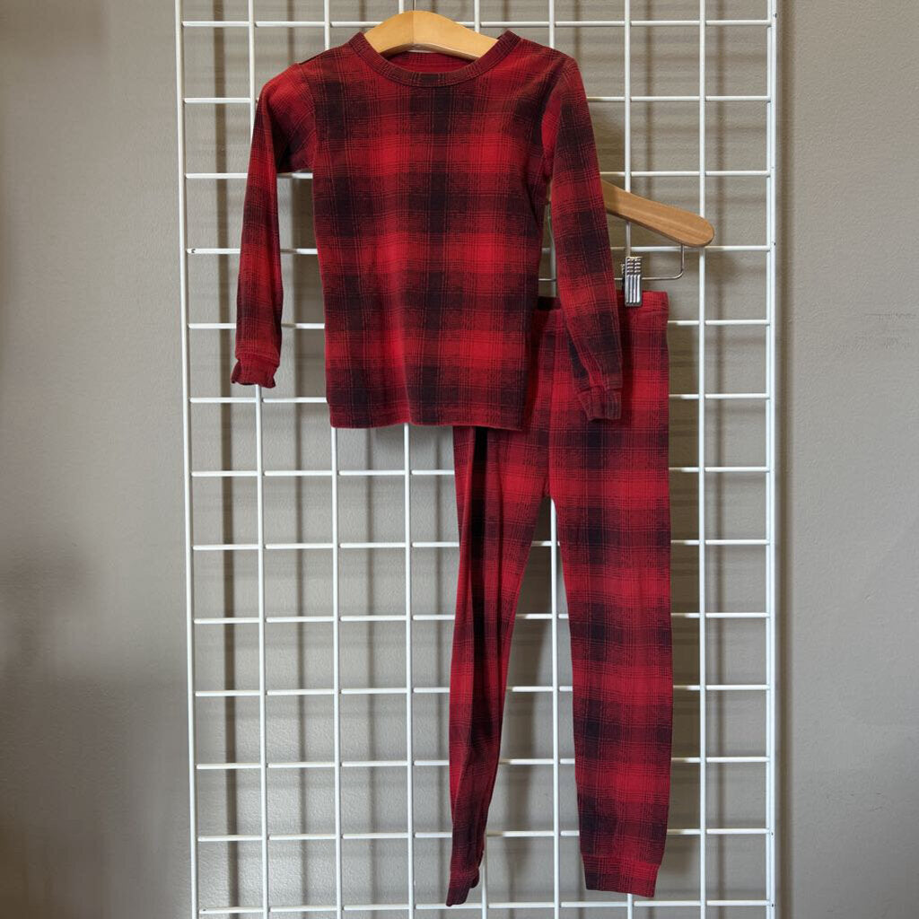 Baby Gap LS Cotton Plaid PJs - 5
