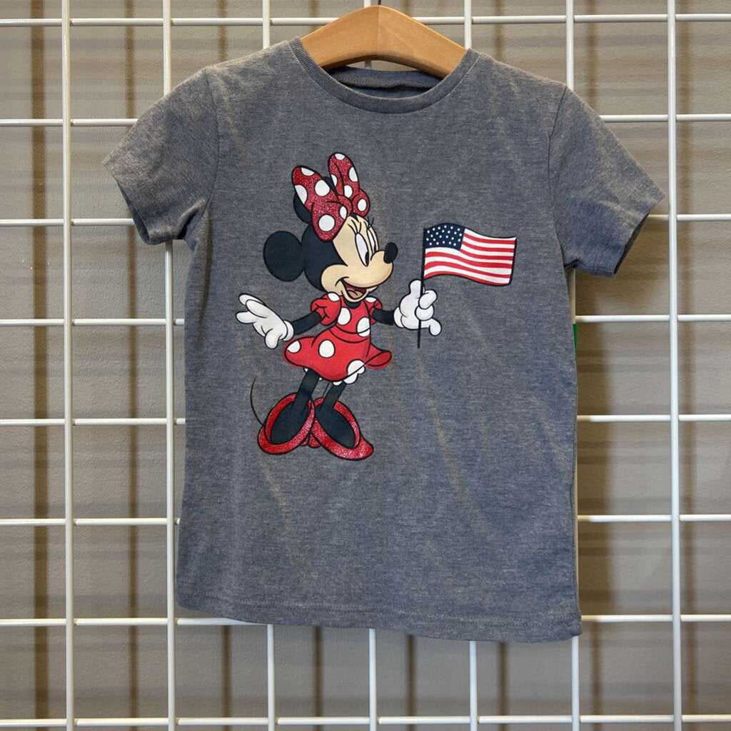 Disney Jr. Minnie Flag SS Tee - 5T