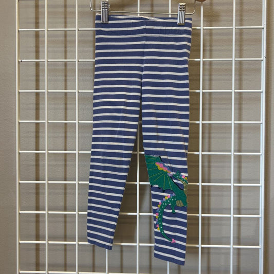 Mini Boden Dragon Stripe Leggings - 4/5