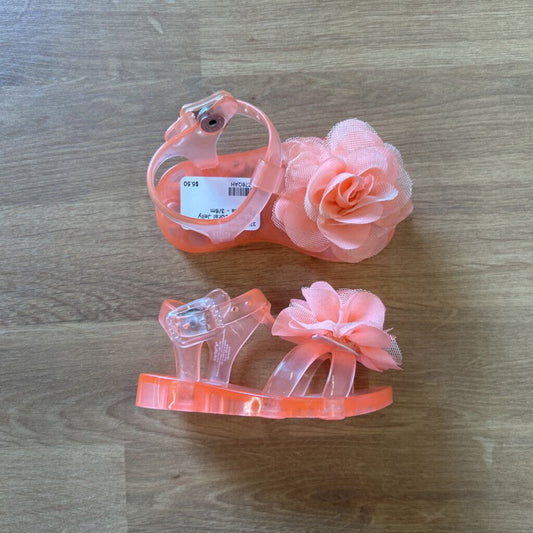 Carter's Coral Jelly Sandals - 3/6m