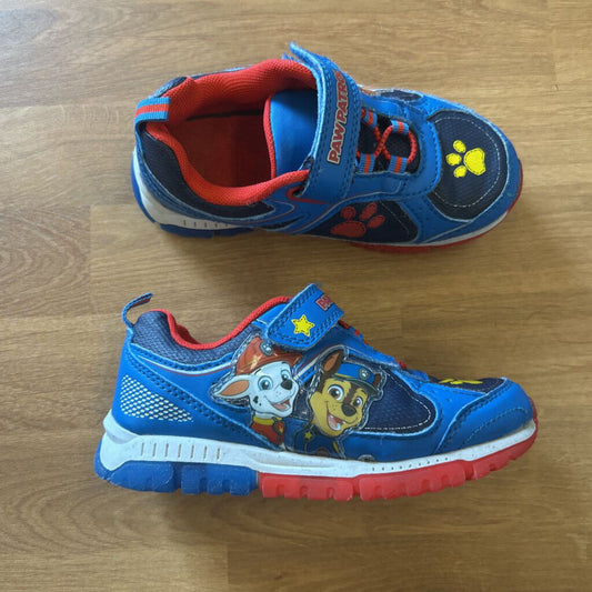 Paw Patrol Blue Light Up Sneakers - 11