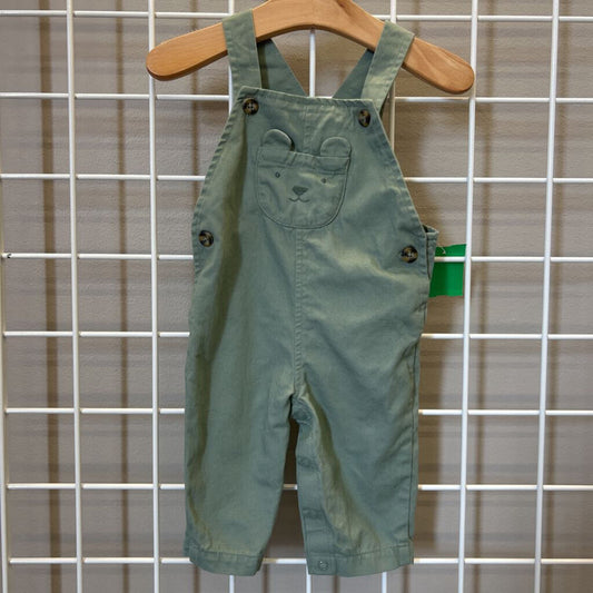Carter's Bear Overalls - 6m