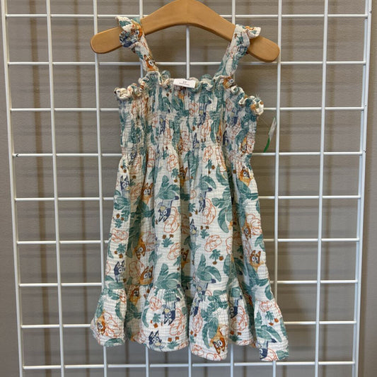Bluey Smocked Tank Dress - 3T