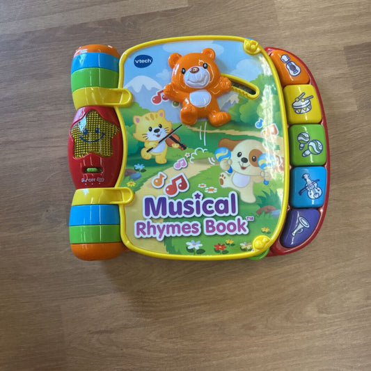 V Tech Musical Rhymes Book