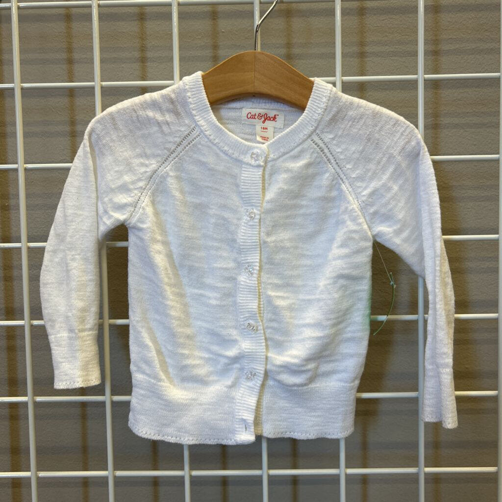 Cat & Jack LS Button Cardigan - 18m