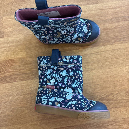 See Kai Run Blue Animal Boots - 7