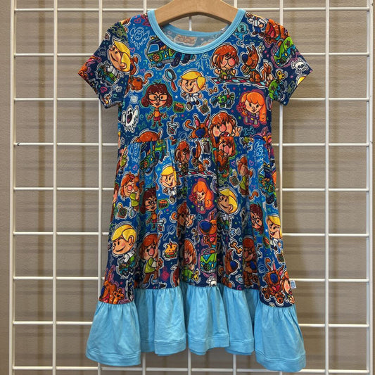NWT Secret Stock Reserve Bamboo Scooby Doo SS Twirl Dress - 2T