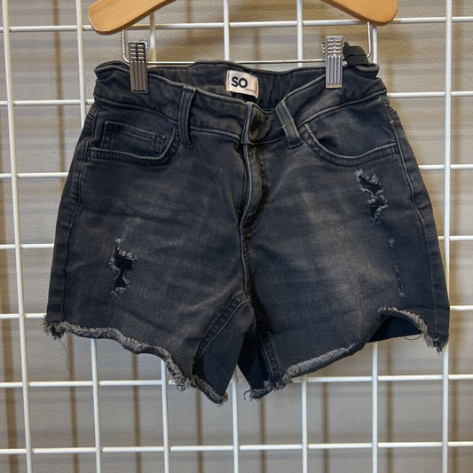 So Distressed Denim Shorts - 12