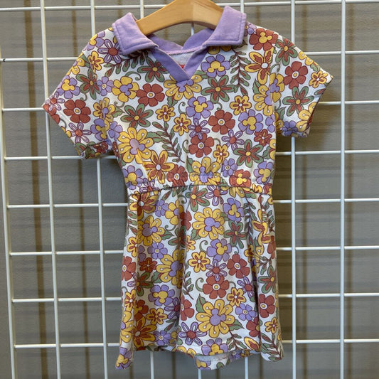 Disney Jr. Mickey Floral SS Dress - 3T