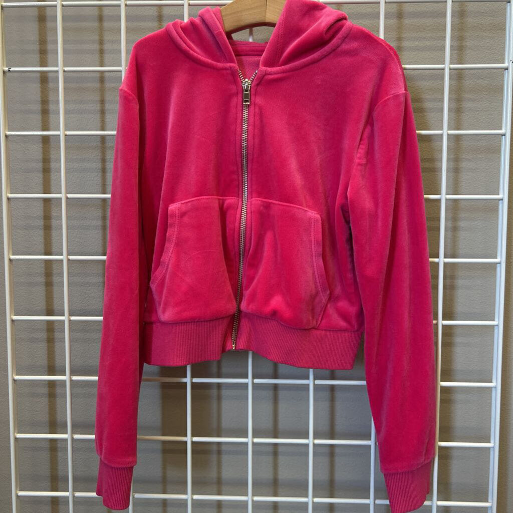 Art Class Velour Crop Hoodie - 8