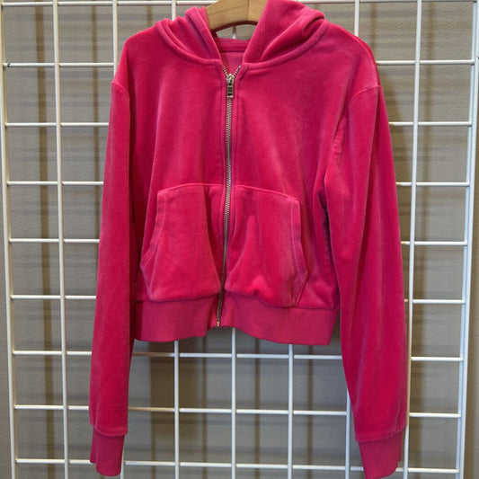 Art Class Velour Crop Hoodie - 8