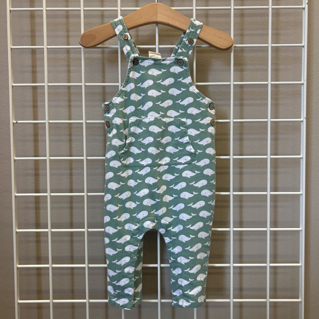 Alana Whale Overalls - 6m