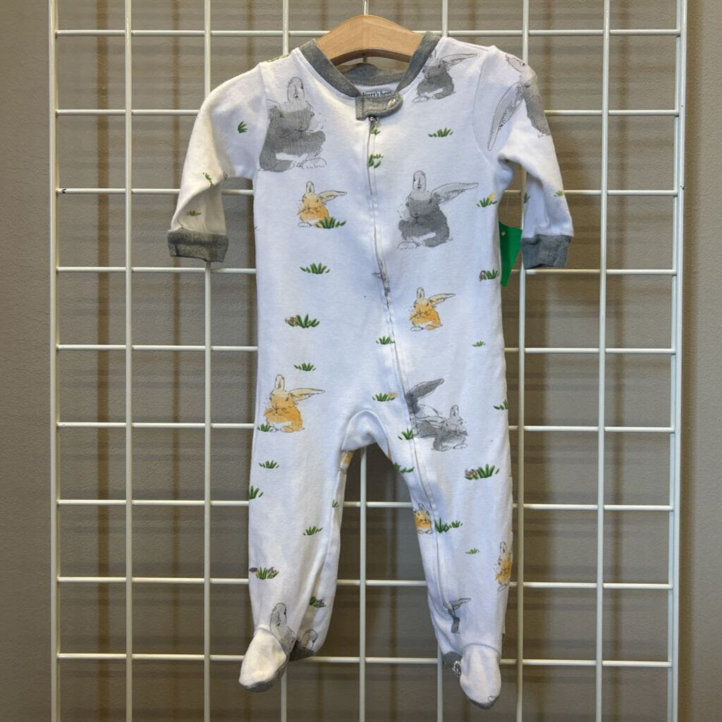 Burt's Bees Bunny Zip Sleeper - 3/6m