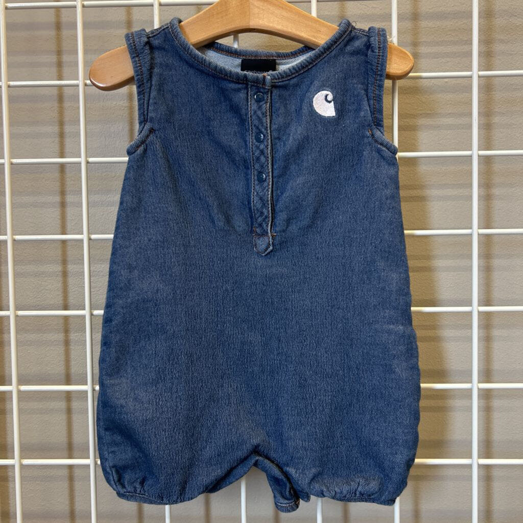 Carhartt Soft Denim SS Romper - 18m