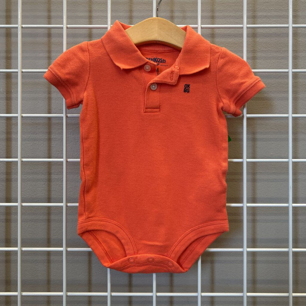 Osh Kosh Polo SS Onesie - 9m