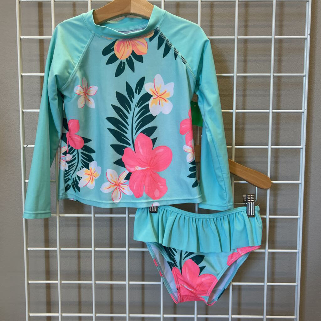 No Brand Floral Two Pc Swim - 7