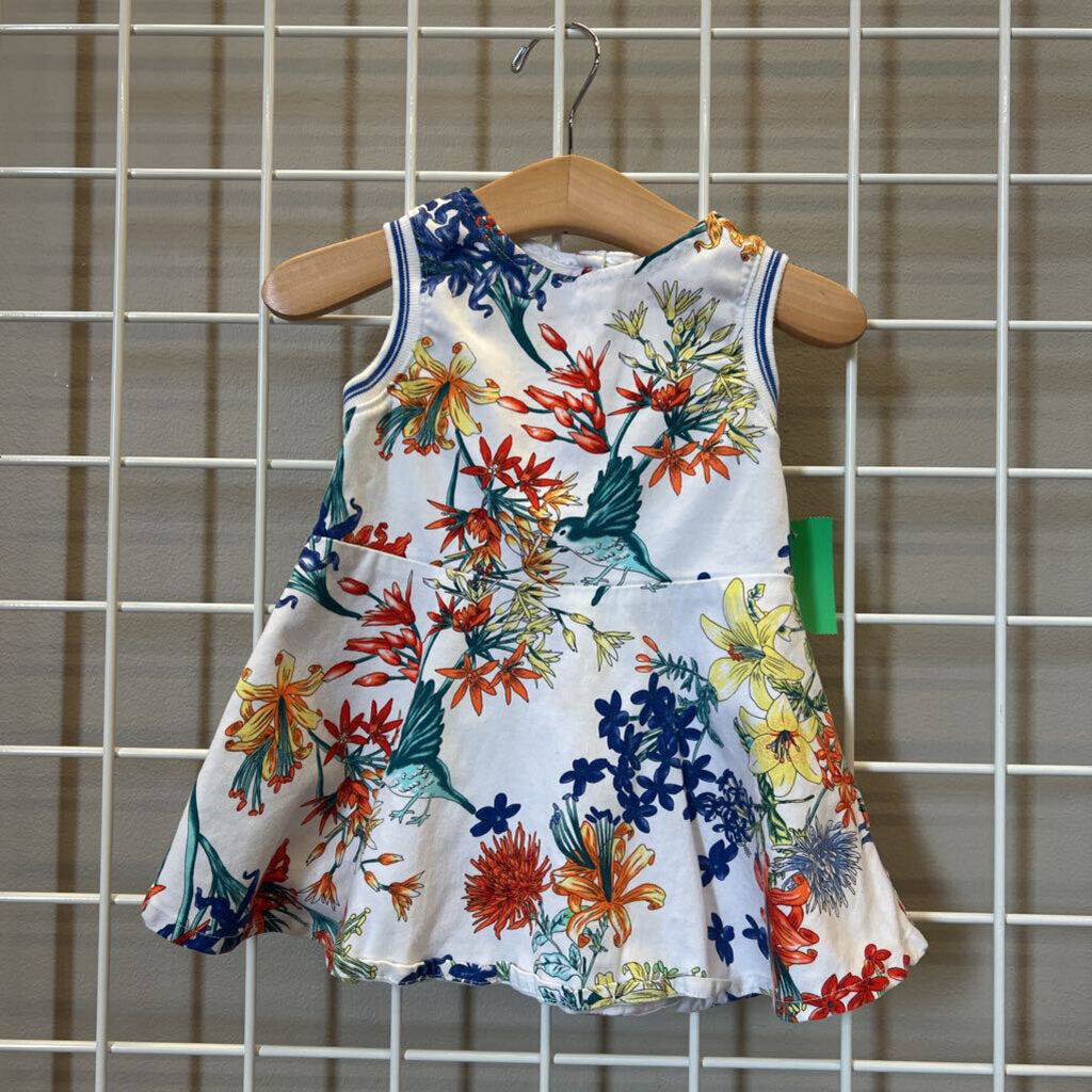 Gingersnaps Bird Tank Dress - 12m