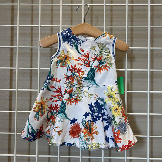 Gingersnaps Bird Tank Dress - 12m