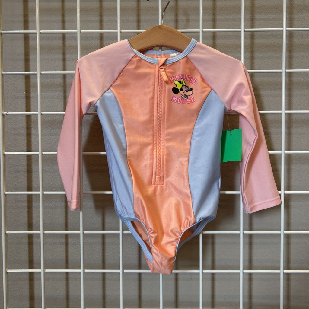 H&M Minnie LS One Pc Swim - 18/24m