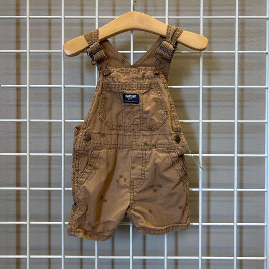 Osh Kosh Palm Tree Short Overalls - 12m