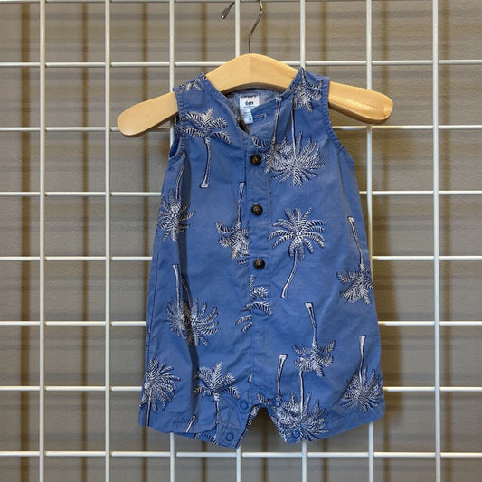 Carter's Palm Tree Tank Romper - 6m