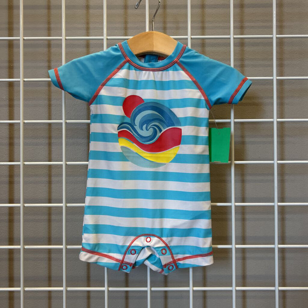 Tucker + Tate Stripe One Pc Swim - 6m