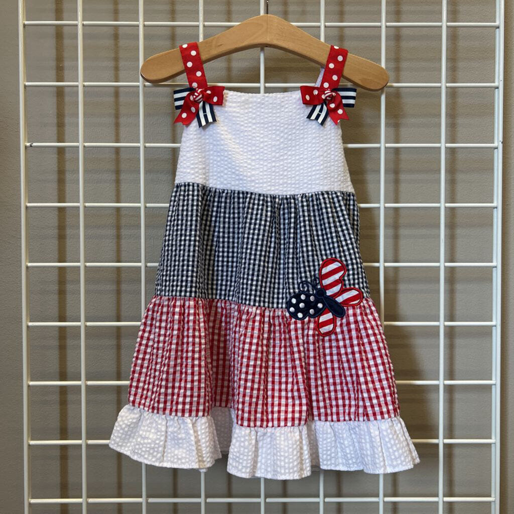 Emily Rose Gingham Tank Dress - 3T