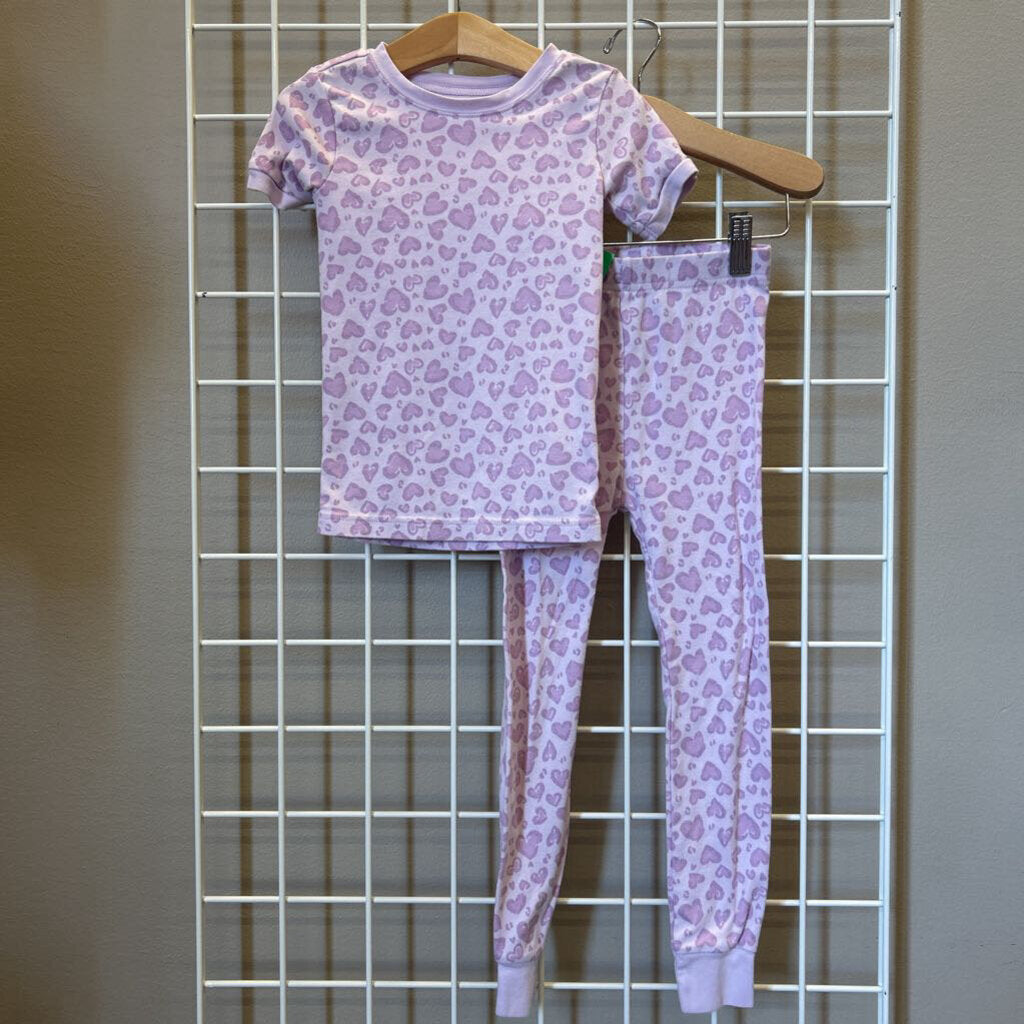 Old Navy Leopard Heart Pjs - 5T