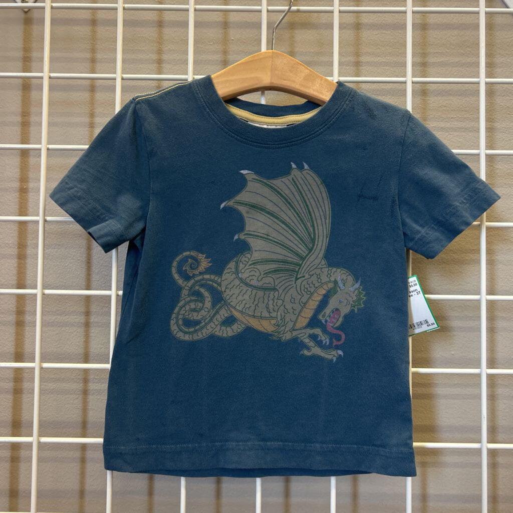 Hanna Andersson Dragon SS Tee - 3T