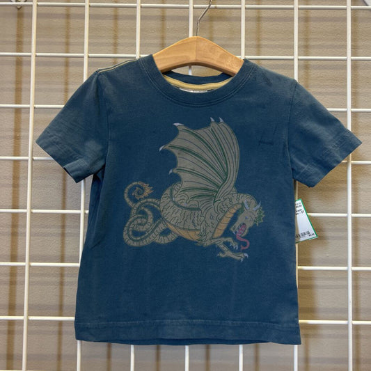 Hanna Andersson Dragon SS Tee - 3T