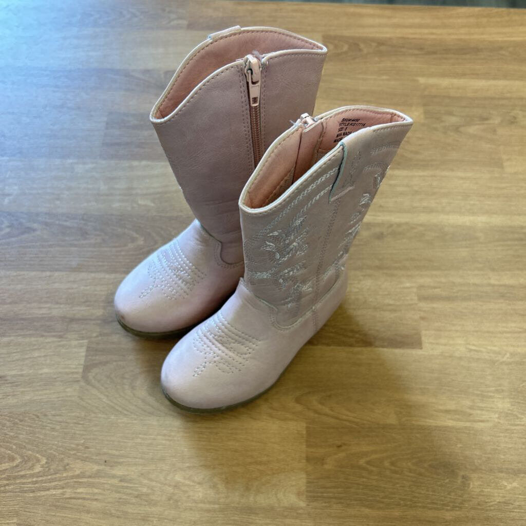 Kenzie Girl Pink Cowgirl Boots - 8